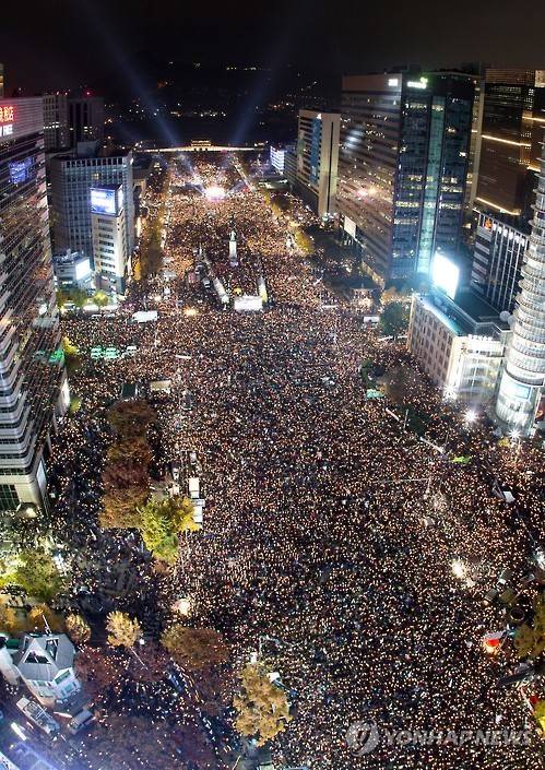 2016년 11월 12일 100만 박근혜 하야집회.jpg | 인스티즈
