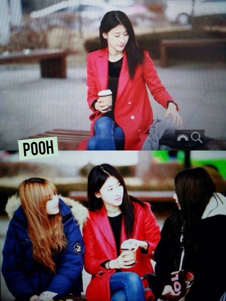 같이 사진 찍힌 나뮤 문현아와 프로듀스 한혜리 | 인스티즈