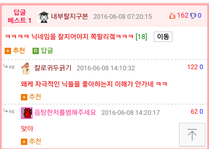 닉네임 잘 지어야 하는 이유 | 인스티즈