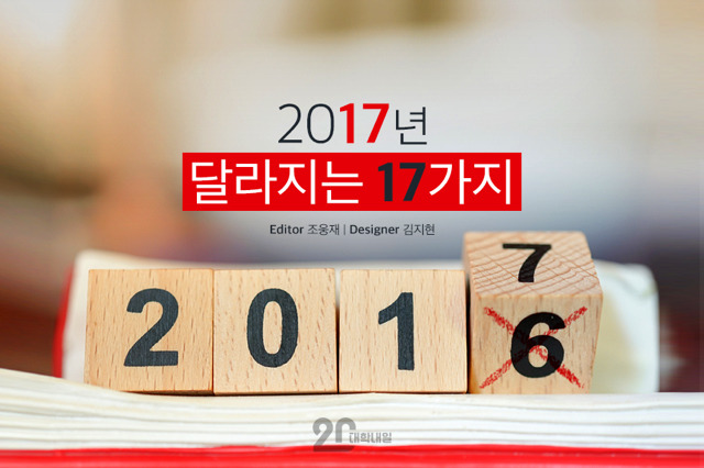 2017년 달라지는 17가지 | 인스티즈