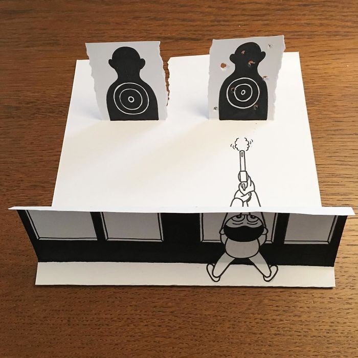 A4 용지 한 장으로 만드는 아트 | 인스티즈