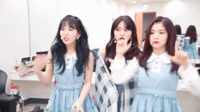 [움짤] 레드벨벳 쇼챔 비하인드 | 인스티즈