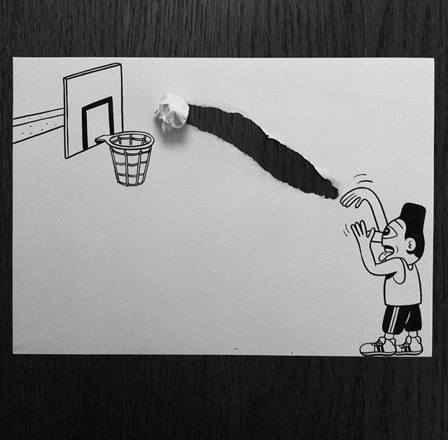 A4 용지 한 장으로 만드는 아트 | 인스티즈