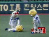 한국과 일본의 깨방정甲 마스코트(짤줍).jpgif | 인스티즈