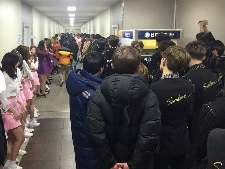 뮤직뱅크 복도사진 보니깐 생각난 이윤석의 발언 JPG | 인스티즈