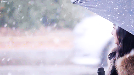 눈오는 날의 쯔위 | 인스티즈