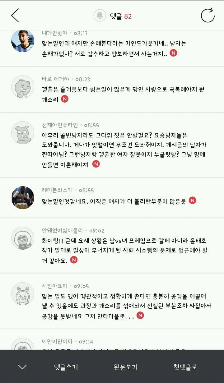 결혼은 여자에게 손해라는 글을 본 한국 남자들 반응.jpg | 인스티즈