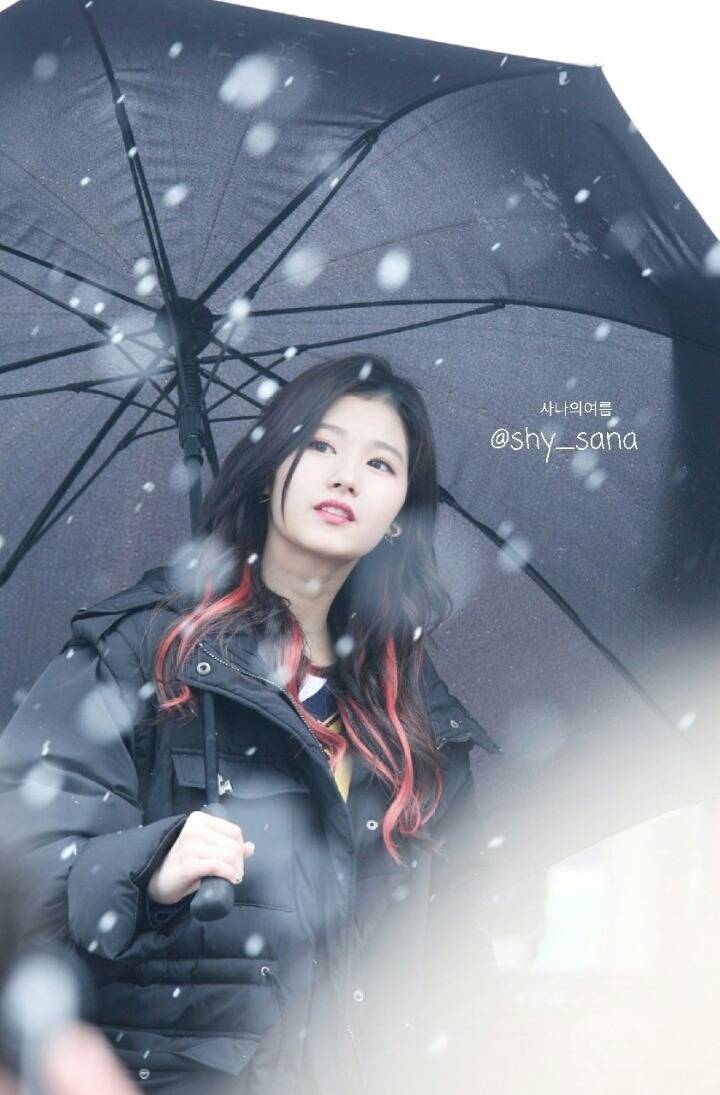 눈오는날에 트와이스 사나 미나 | 인스티즈
