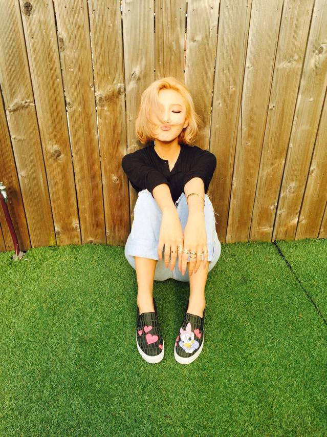  마마무에서 하체와 머리색을 담당하는 화사 청발 vs 홍발 vs 금발 vs 흑발 | 인스티즈