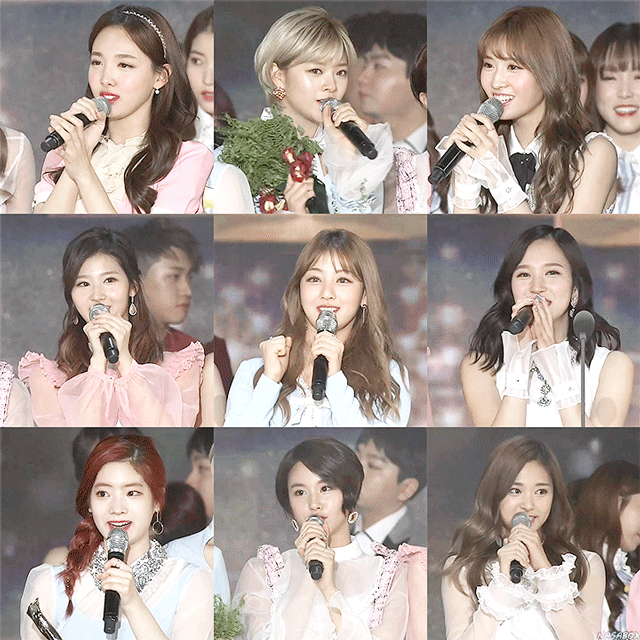 트와이스 대상 수상소감 9분할.gif | 인스티즈