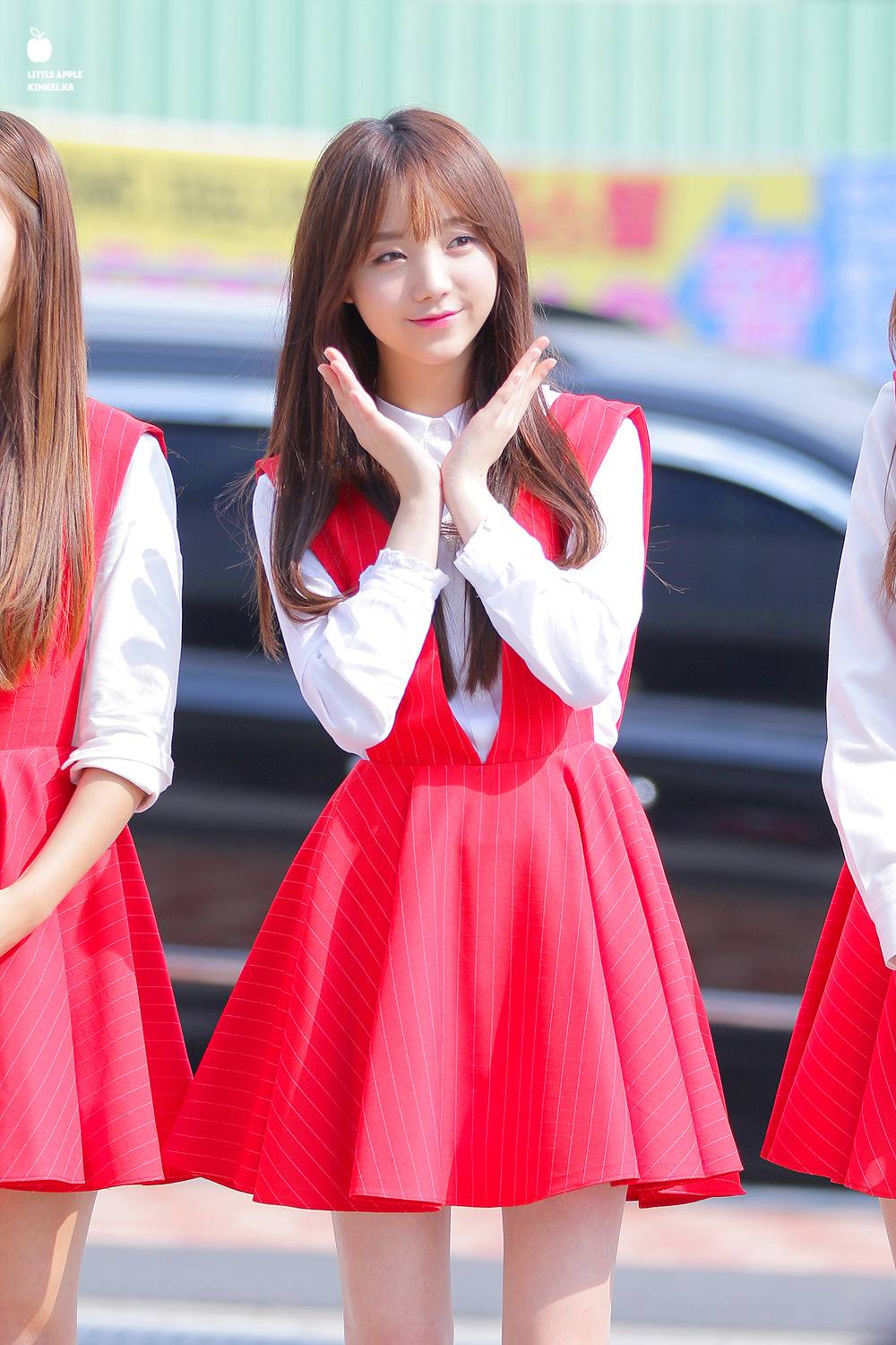 러블리즈 케이의 사진찍을 때 버릇 | 인스티즈