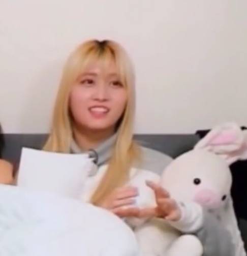 무언가를 설명하는 모모 | 인스티즈
