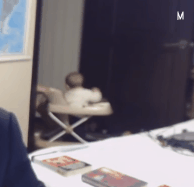 전세계에서 핫한 스타 BBC 방송사고 가족 공식 기자회견 짤.GIF | 인스티즈