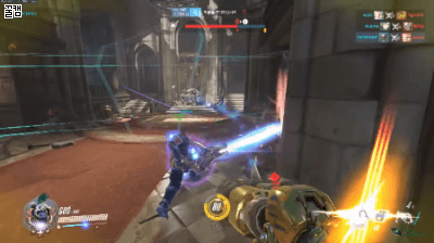 [오버워치] 로드호그 갈고리.gif | 인스티즈