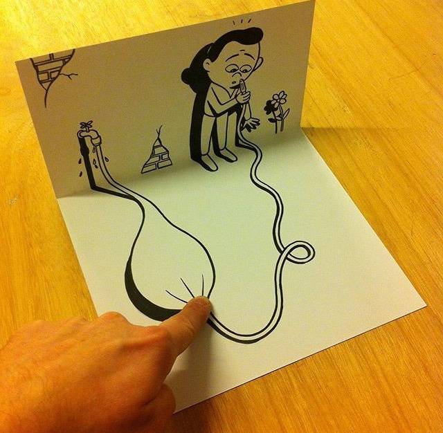 A4 용지 한 장으로 만드는 아트 | 인스티즈