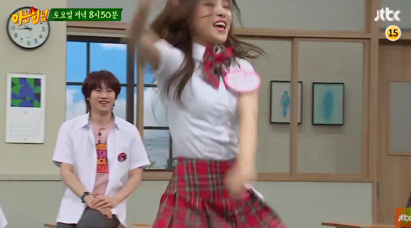 뉴페이스 추는 손나은.gif | 인스티즈