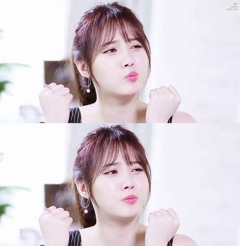 앞머리+묶은 유라.gif | 인스티즈