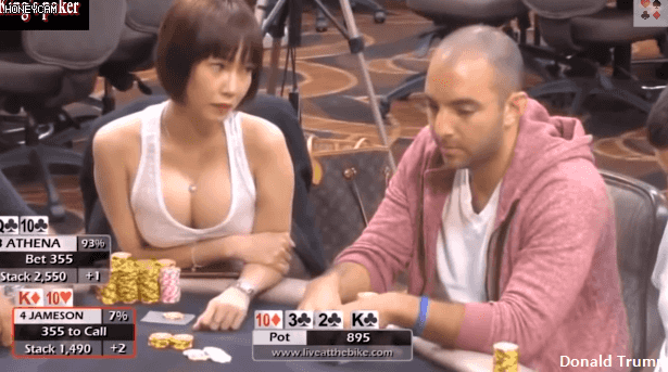 싹쓸이하는 여자 포커플레이어.gif | 인스티즈