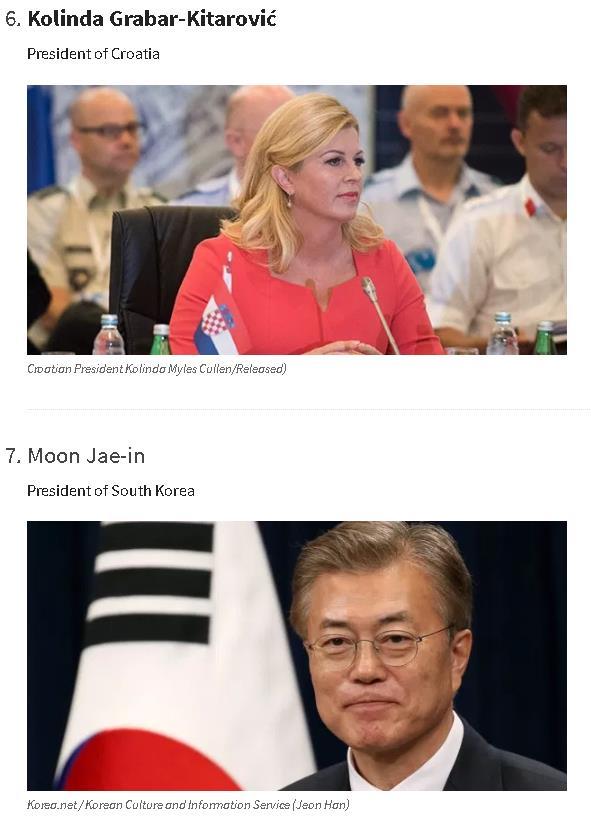 세계 지도자 잘생긴 순서 - 문재인 대통령 7위 | 인스티즈