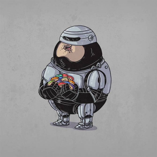 모든 캐릭터를 뚠뚠이로 만들어버린 Alex Solis의 Famous Chunkies 시리즈 (1) | 인스티즈