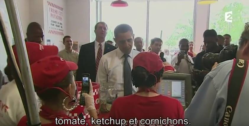 백악관 직원들에게 햄버거 쏘는 오바마 대통령 | 인스티즈