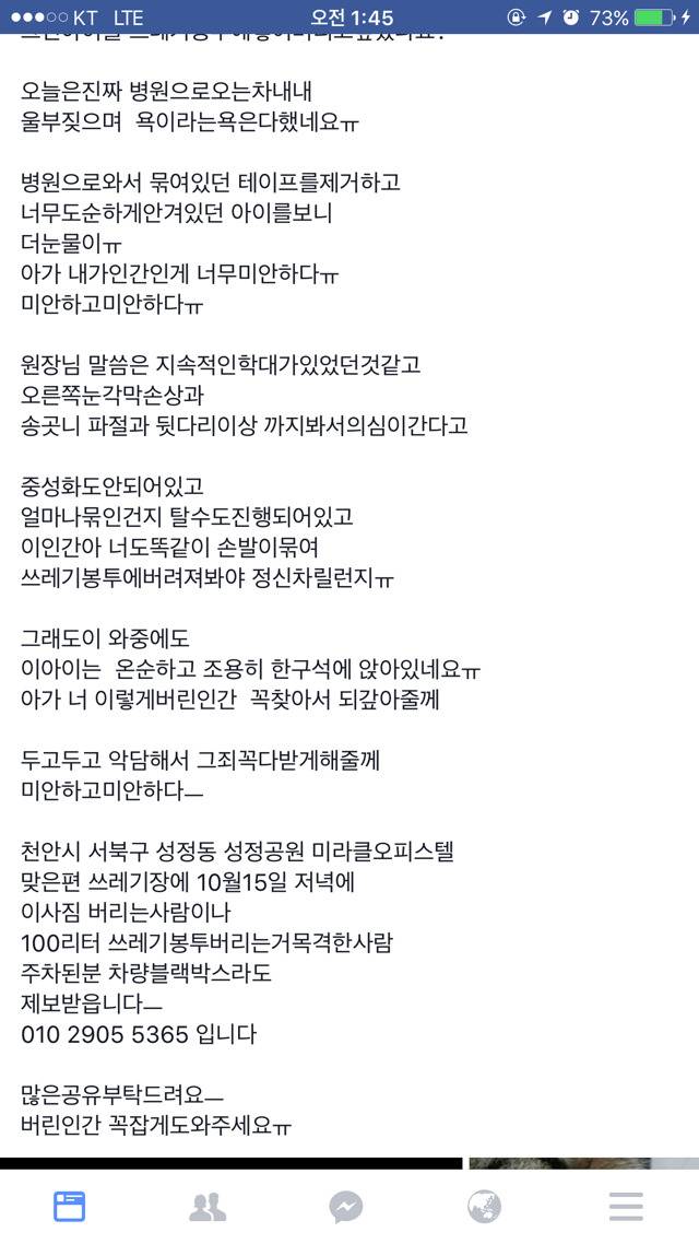 고양이를 학대 후 양발을 묶어 쓰레기봉투에 산채로 버림 (천안시 성정동) | 인스티즈