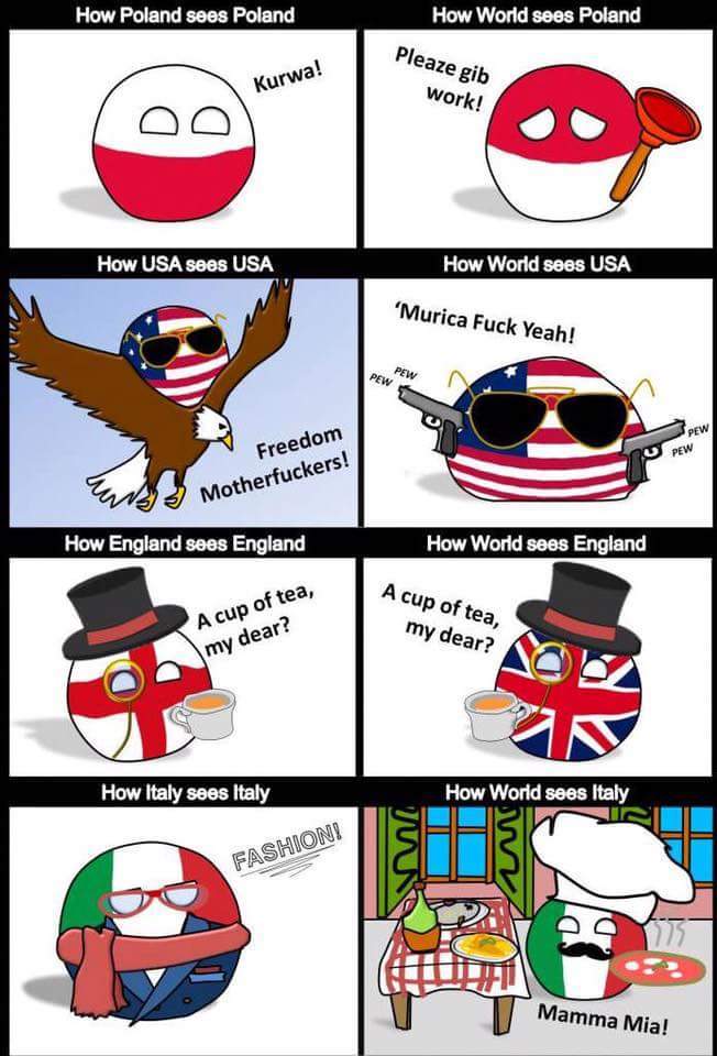 각 나라를 보는 시선 | 인스티즈