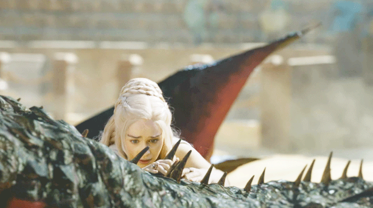 왕좌의 게임 드래곤라이더가 된 대너리스1 .gif | 인스티즈