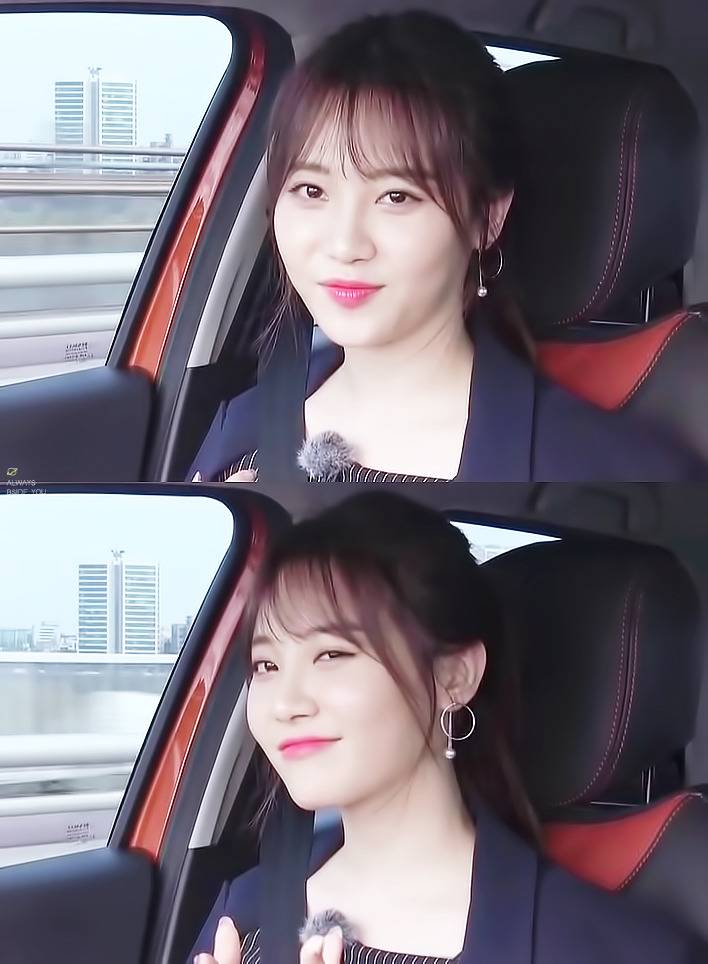 앞머리+묶은 유라.gif | 인스티즈