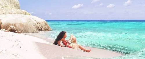 [모아나] 태평양 섬 여행 가고싶어지는 모아나.gif | 인스티즈