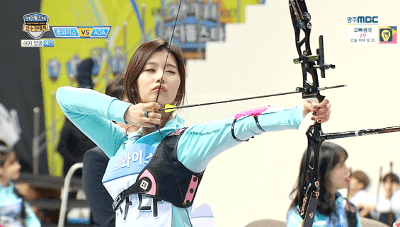 양궁 하는 트와이스.gif | 인스티즈