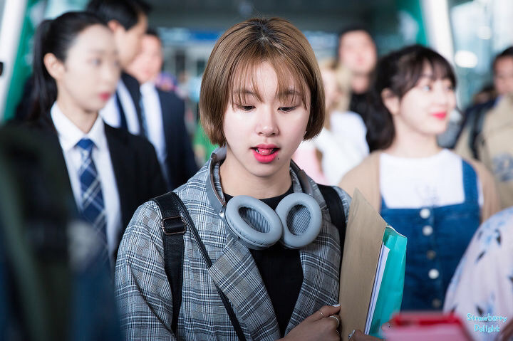 싱가폴 콘서트마치고 170430 입국한 트와이스 채영+미나 | 인스티즈