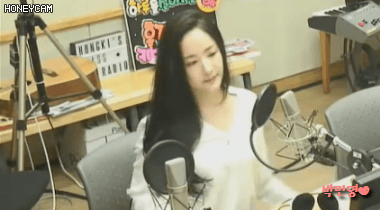 보이는 라디오 박민영.gif | 인스티즈