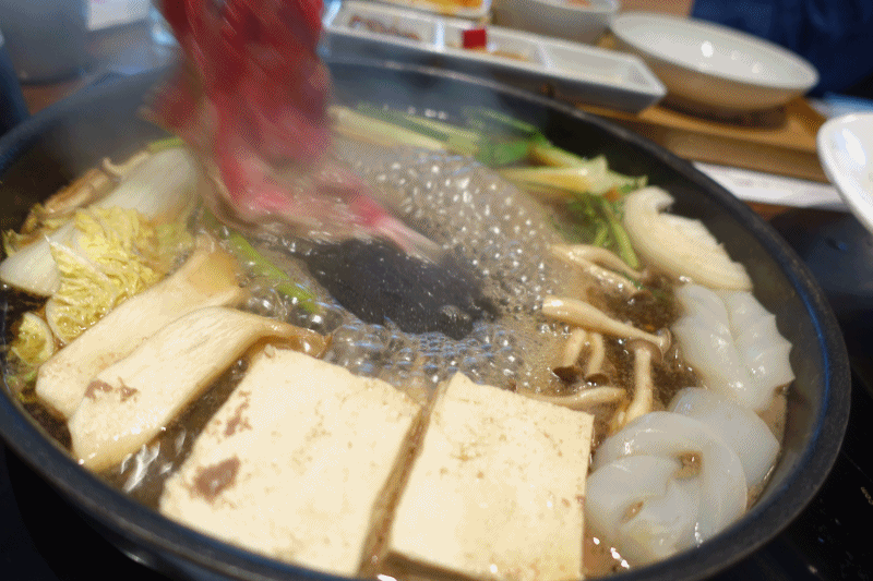 일본 전골 스키야키 소고기전골 움짤 gif | 인스티즈