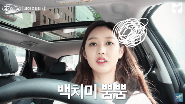 운전하는 구구단 미미.gif | 인스티즈