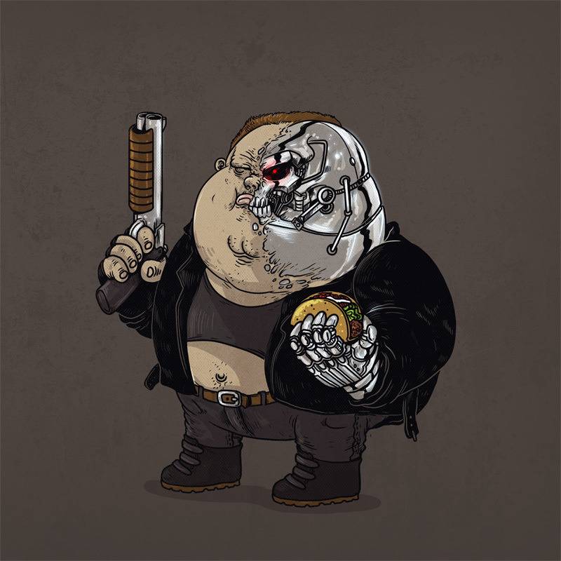 모든 캐릭터를 뚠뚠이로 만들어버린 Alex Solis의 Famous Chunkies 시리즈 (1) | 인스티즈