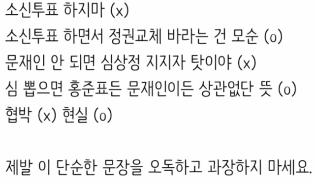 페북에서 심상정 지지자가 문재인 지지자보다 많은 이유 | 인스티즈