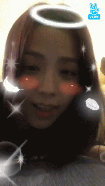 블랙핑크 지수 v앱.gif | 인스티즈