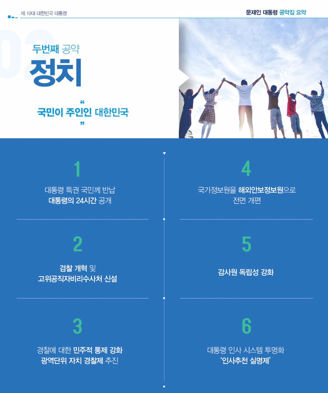 제 19대 대한민국 문재인 대통령 공약집 요약 | 인스티즈