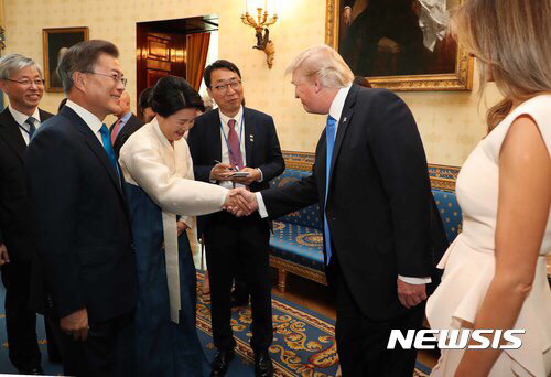 문재인대통령 백악관 방문 스케치.jpg | 인스티즈