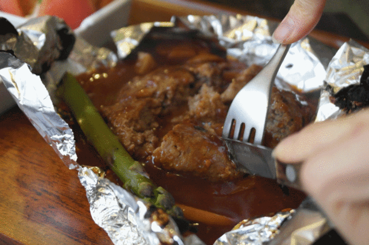 경양식 함박 스테이크 움짤 gif | 인스티즈