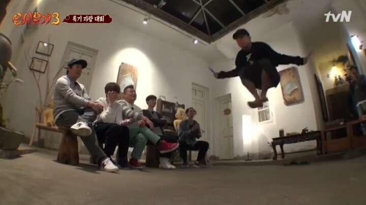 [신서유기3] 너무 진지해서 무서웠던 은지원의 줄넘기 3단 뛰기.jpg | 인스티즈