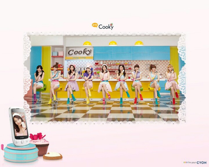 소시 싸이언 쿠키폰 CF 사진.JPG | 인스티즈