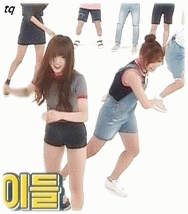 여자친구 예린의 나쁜 손 모음.gif | 인스티즈