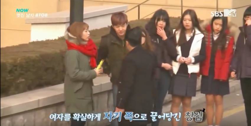 데이트 폭력 상황에 대처하는 남자 아이돌 | 인스티즈