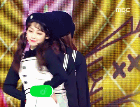 오늘 음악중심 강미나.gif | 인스티즈