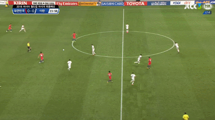 공 흘리는 김영권.gif | 인스티즈