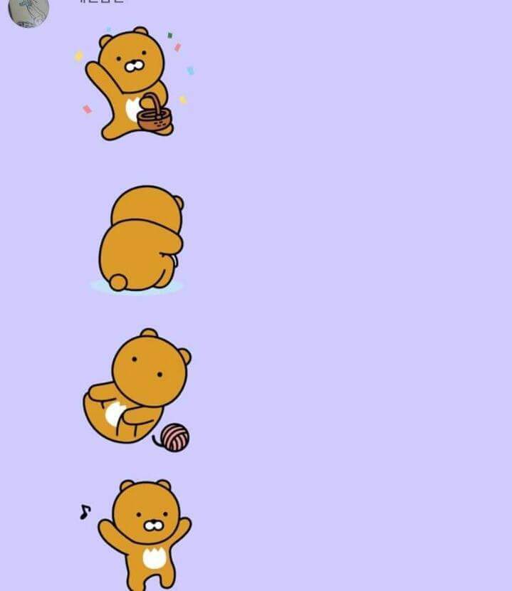 인기아이돌 카카오프렌즈멤버 라이언 눈썹 그리기 전 | 인스티즈