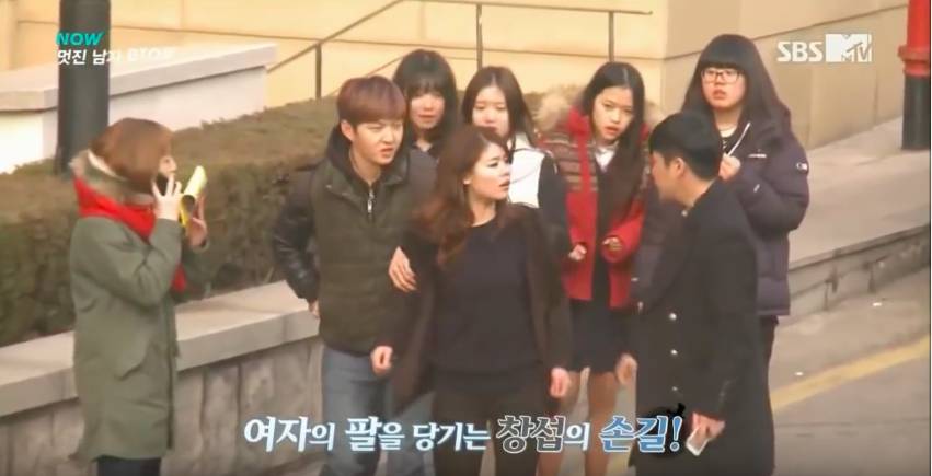 데이트 폭력 상황에 대처하는 남자 아이돌 | 인스티즈