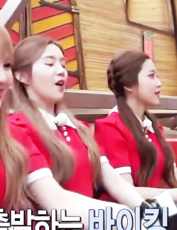 놀이기구가 무서운 아이린.gif | 인스티즈